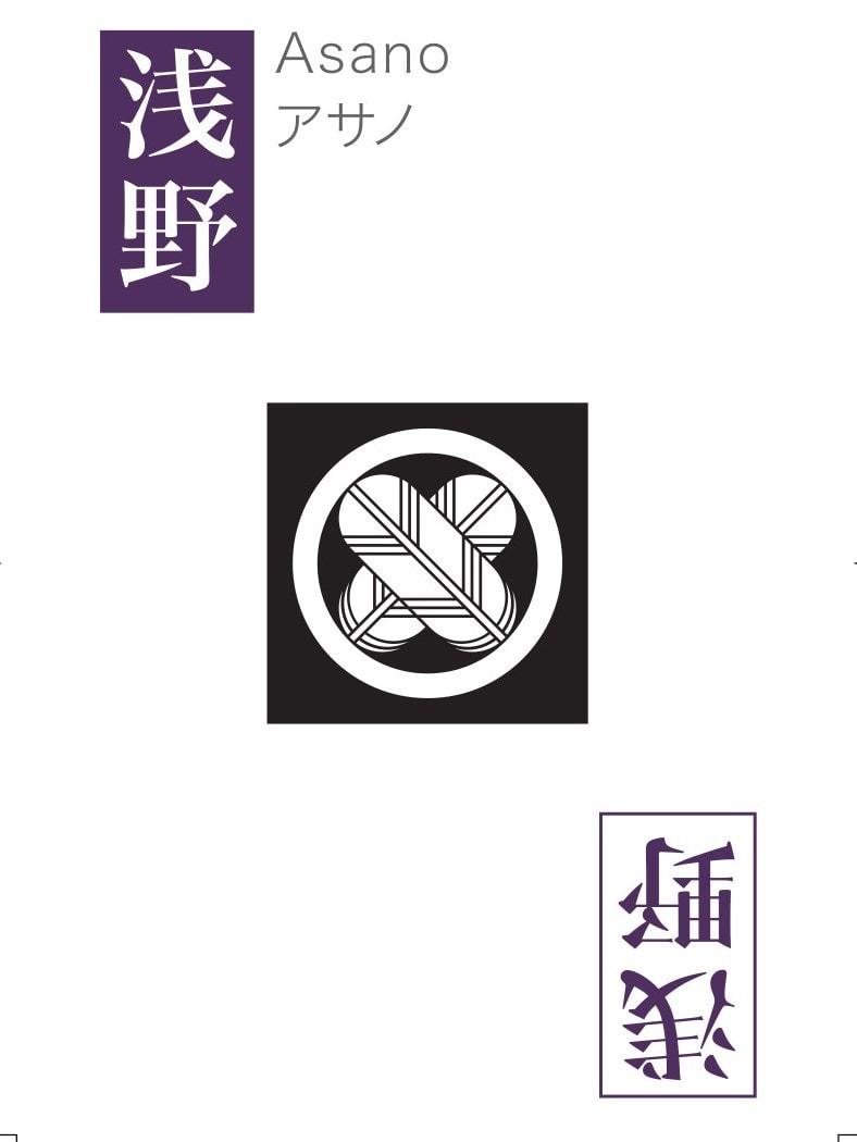 Family crests of Asano Nagamasa